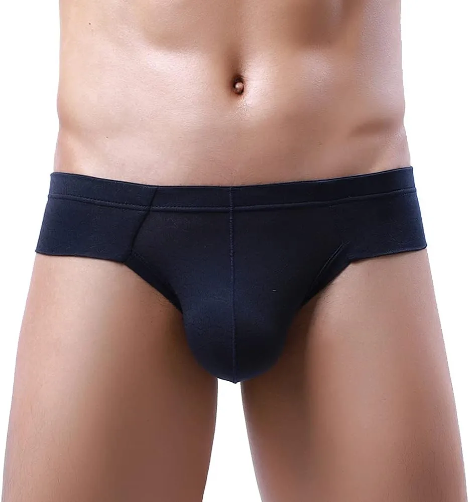 Summer Code Mens Underwear Briefs Soft Breathable Underpants Low Rise Trunks Pack