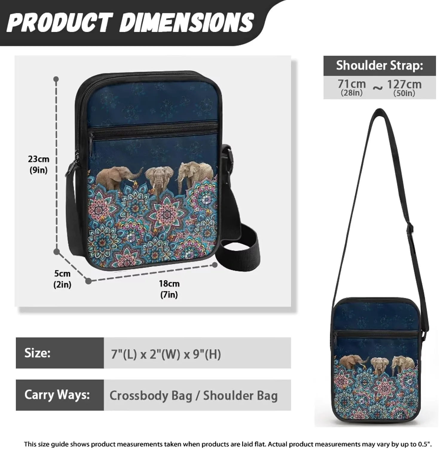 Suobstales Crossbody Bag Sling Purse for Women Men Mini Shoulder Bag Messenger Bag Fanny Back Pack Travel Passport Wallet Bag