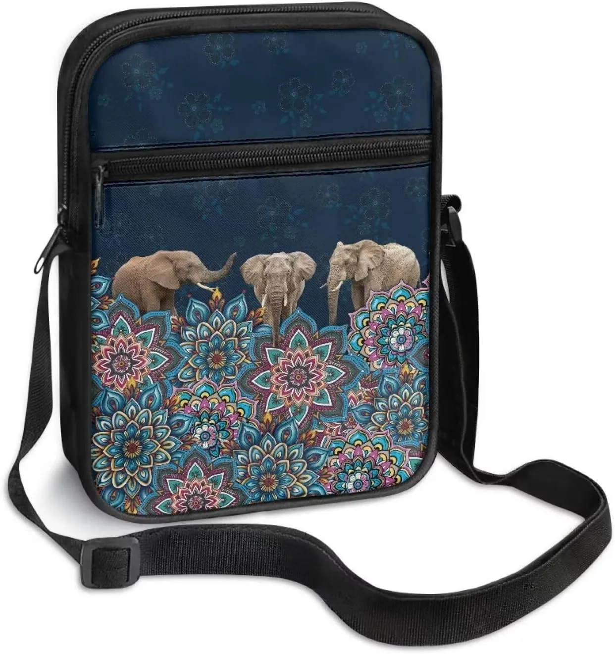 Suobstales Crossbody Bag Sling Purse for Women Men Mini Shoulder Bag Messenger Bag Fanny Back Pack Travel Passport Wallet Bag