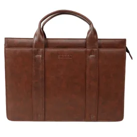 Vegan Leather Unisex  Slim Laptop Bag