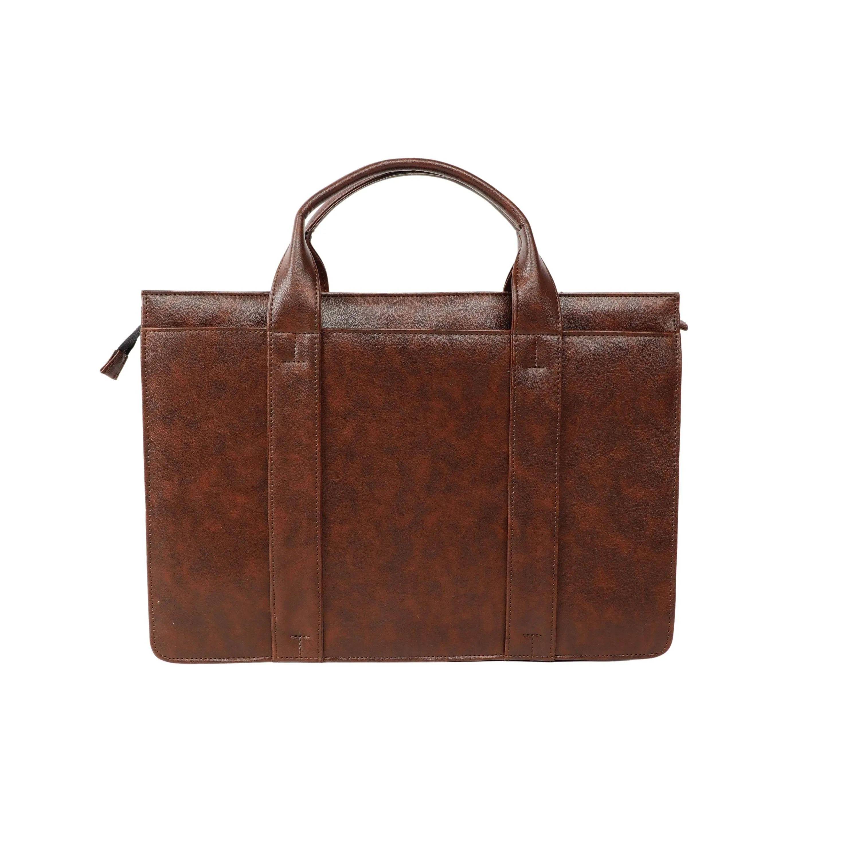 Vegan Leather Unisex  Slim Laptop Bag
