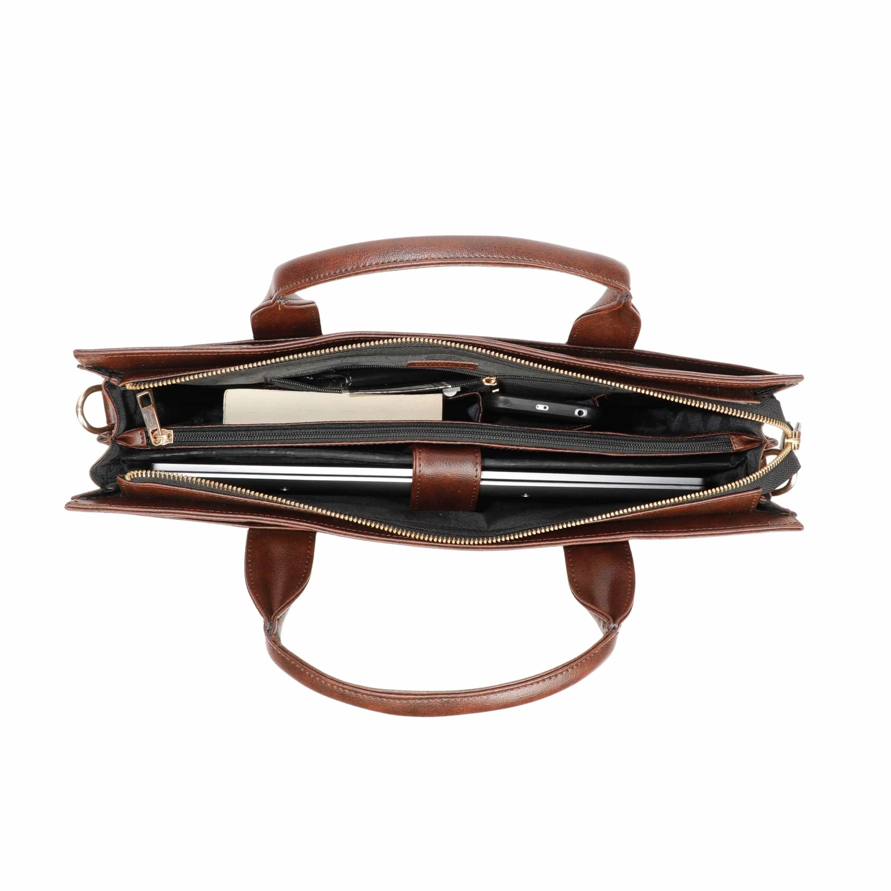 Vegan Leather Unisex  Slim Laptop Bag