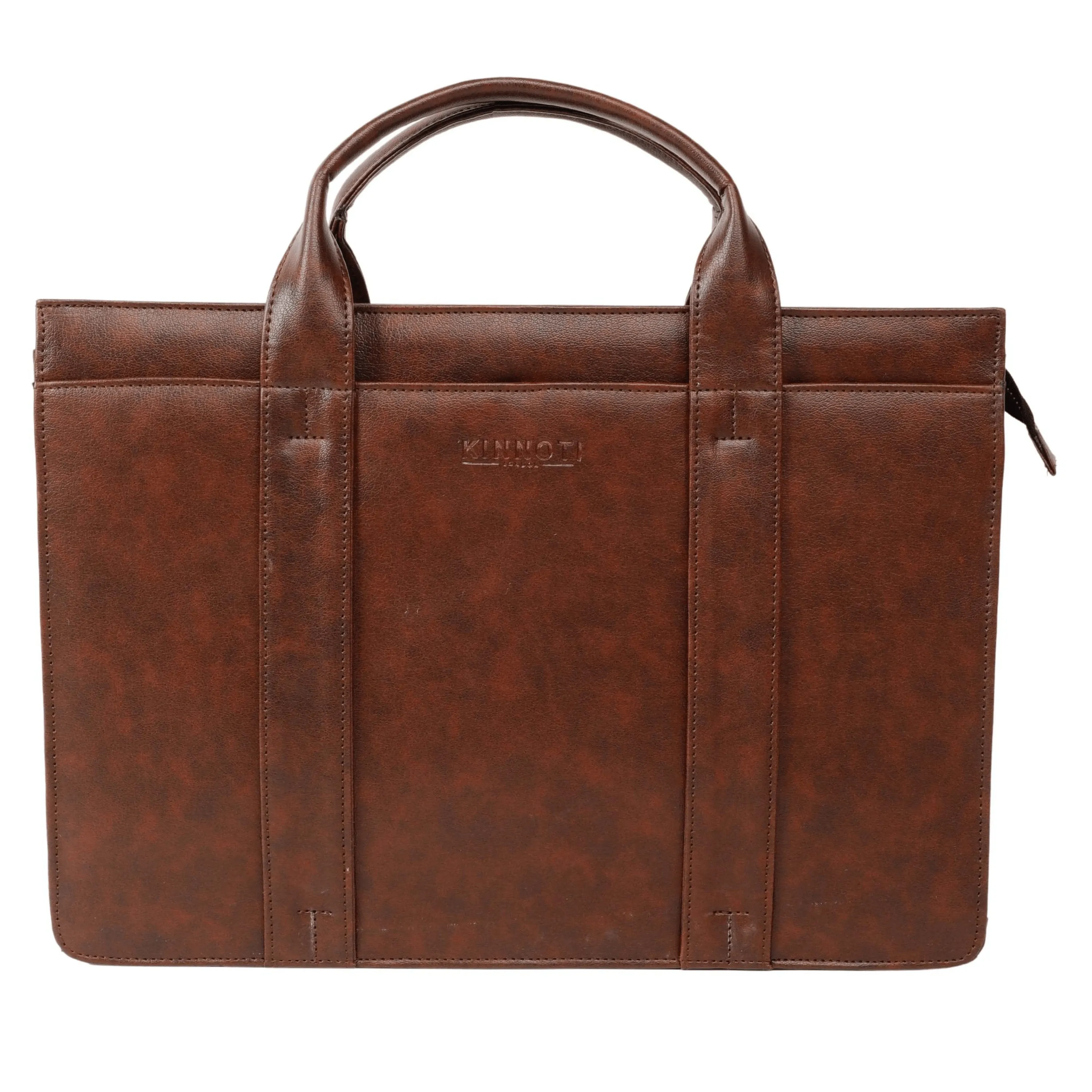 Vegan Leather Unisex  Slim Laptop Bag