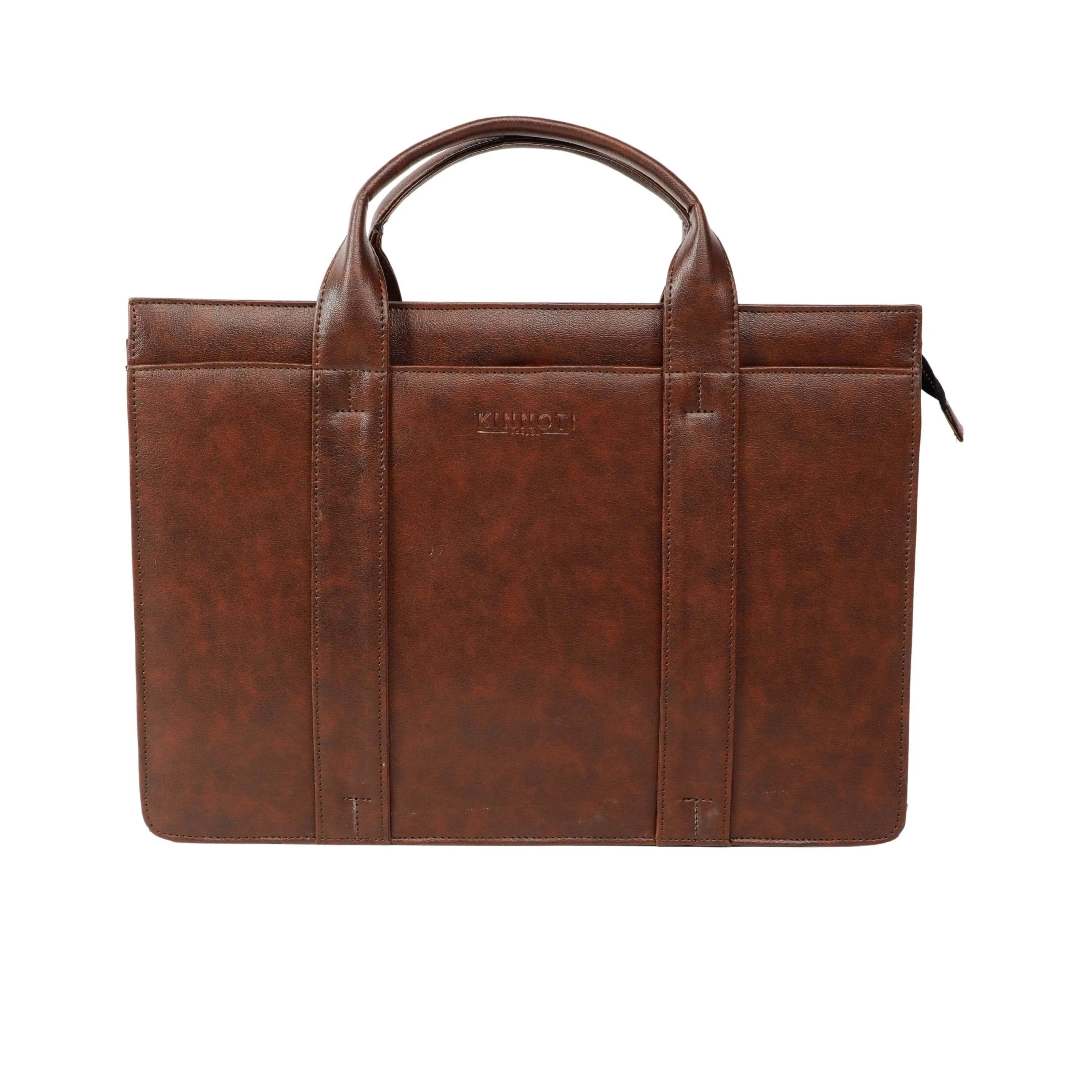 Vegan Leather Unisex  Slim Laptop Bag