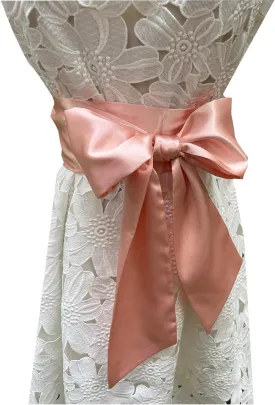 Women Satin Sash Belts For Bridal Bridesmaid Dresses Girls Waist Belts For Special Occasion