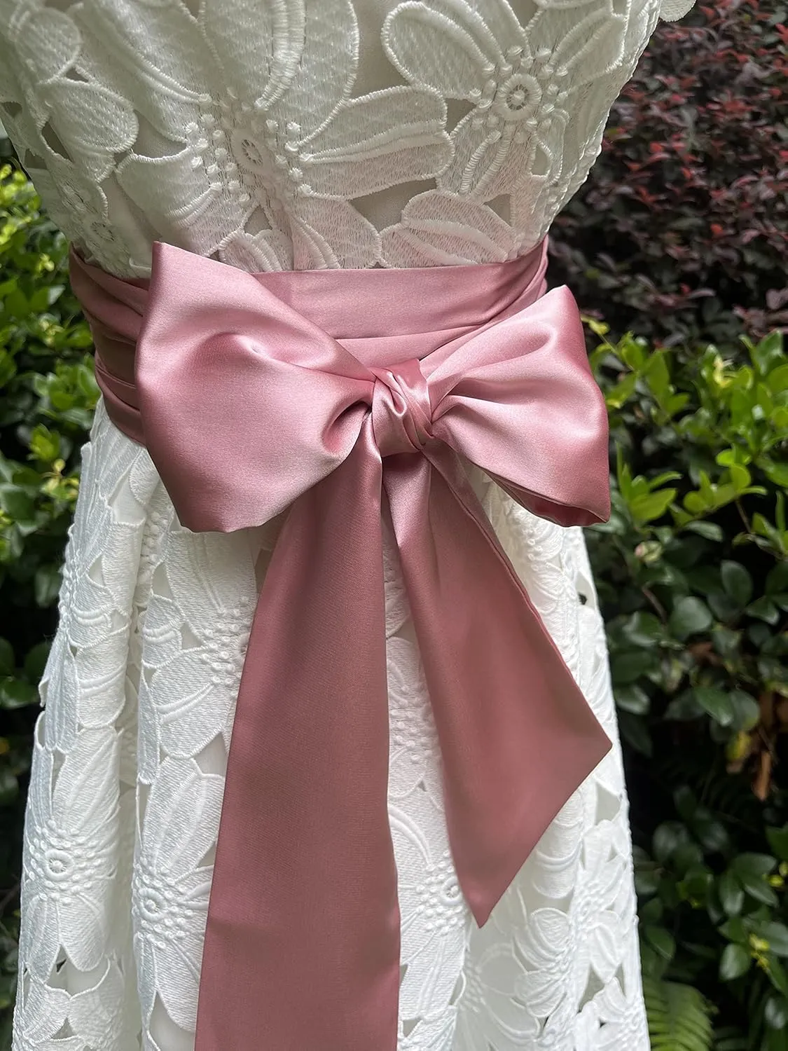 Women Satin Sash Belts For Bridal Bridesmaid Dresses Girls Waist Belts For Special Occasion