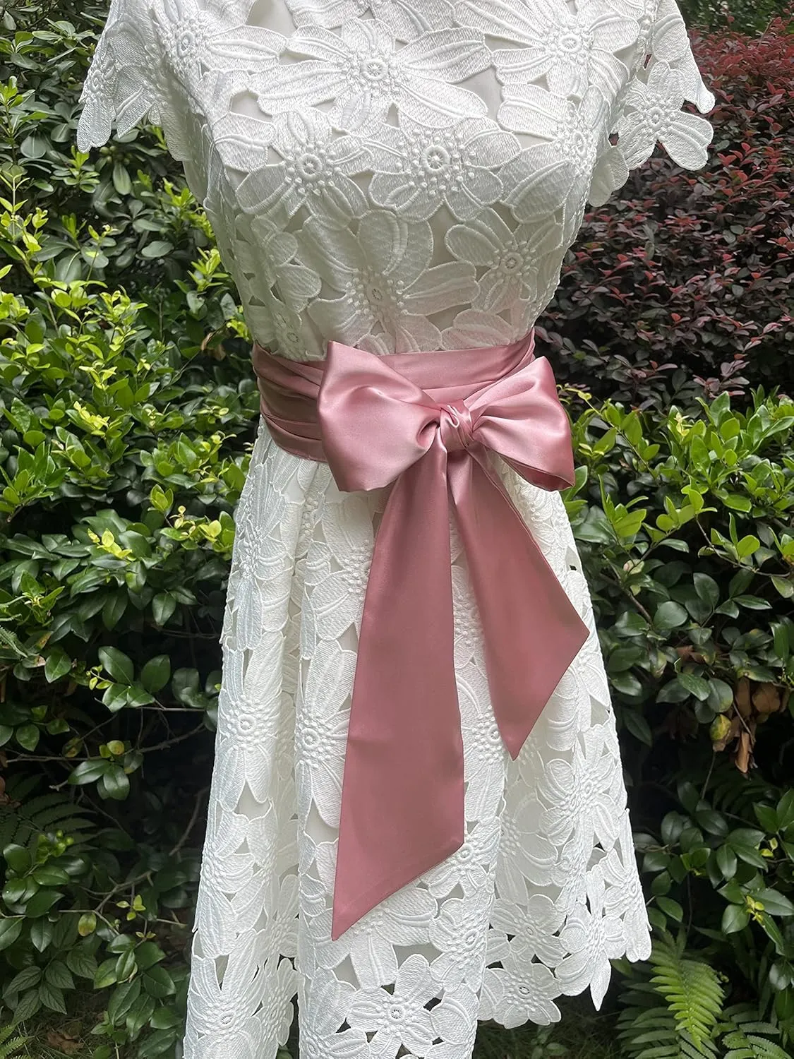 Women Satin Sash Belts For Bridal Bridesmaid Dresses Girls Waist Belts For Special Occasion