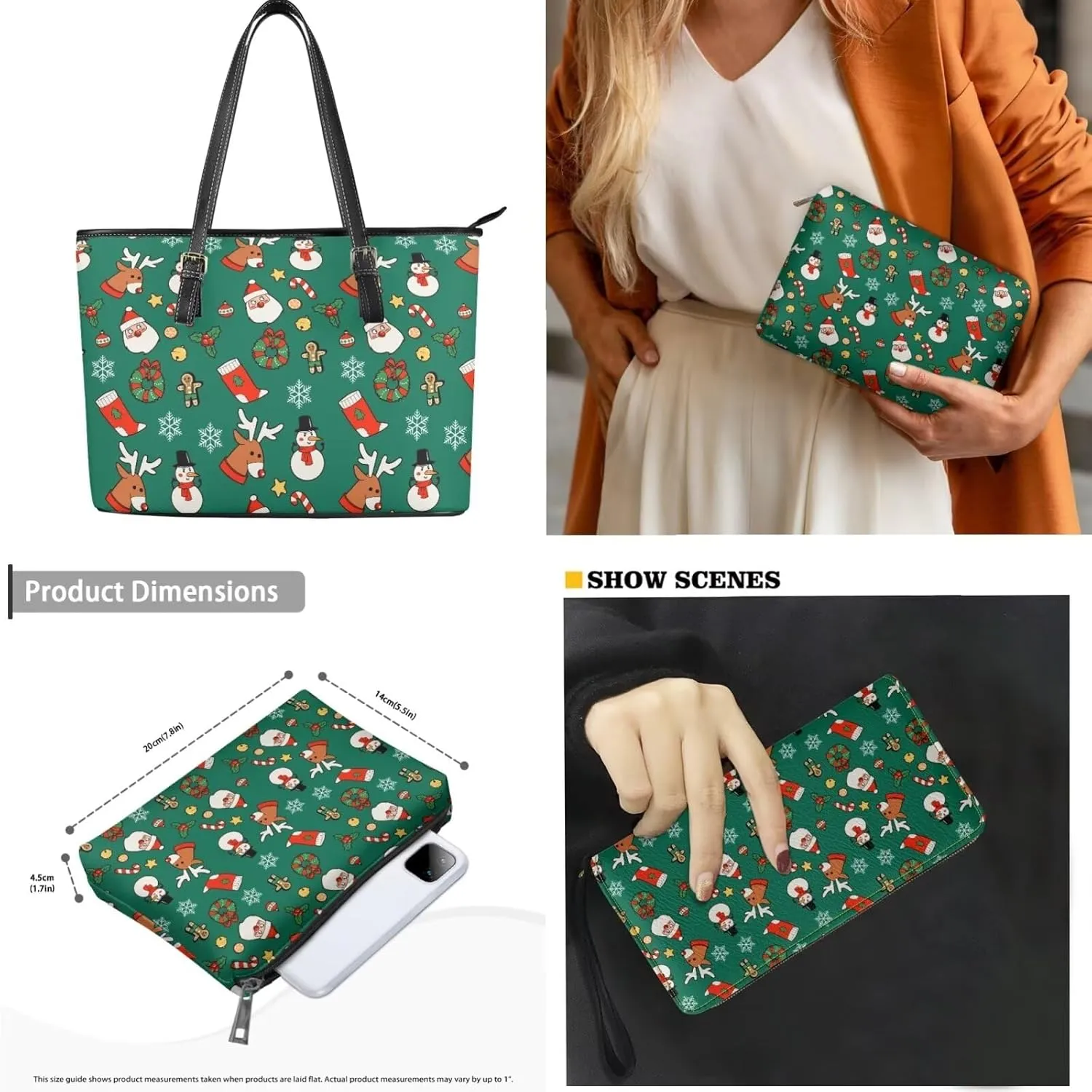 Womens Purses and Handbags Fashion Office Work Handbag Purse 3Pcs Set