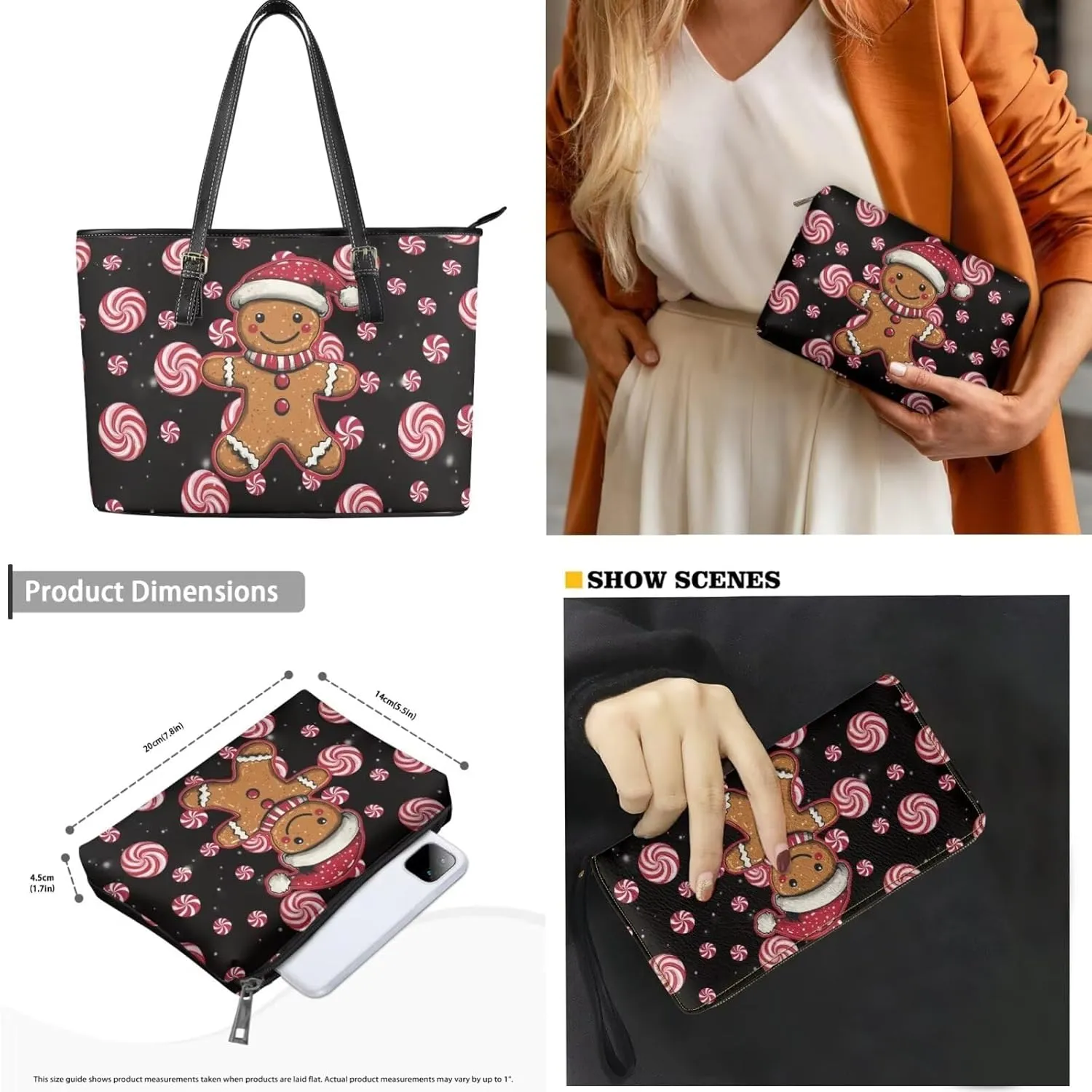 Womens Purses and Handbags Fashion Office Work Handbag Purse 3Pcs Set