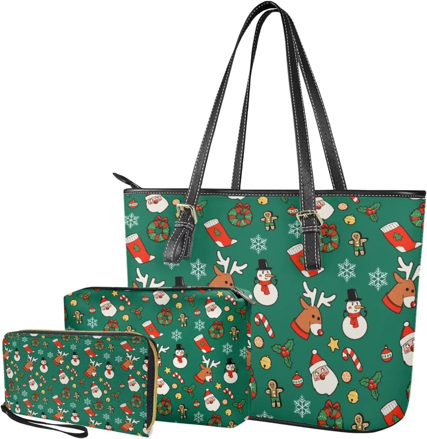 Womens Purses and Handbags Fashion Office Work Handbag Purse 3Pcs Set