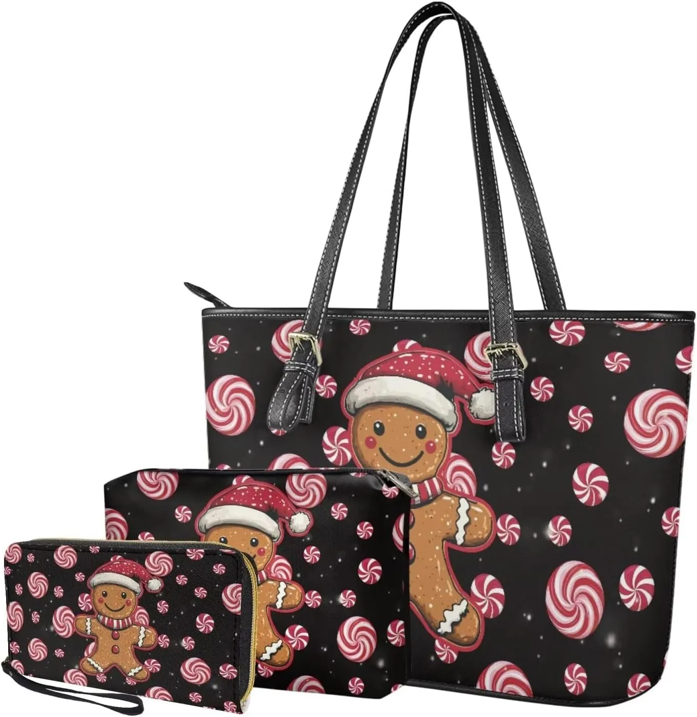 Womens Purses and Handbags Fashion Office Work Handbag Purse 3Pcs Set