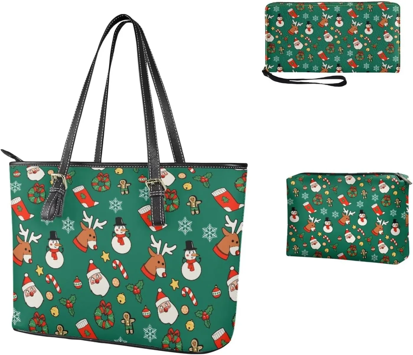 Womens Purses and Handbags Fashion Office Work Handbag Purse 3Pcs Set